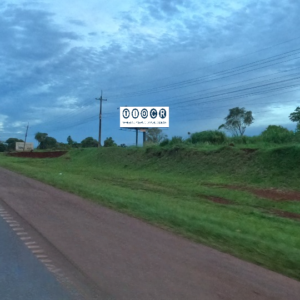 Cartel - Km 16 Rotonda Principal