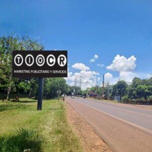 Cartel - Ruta PY07 - Barrio Caacupemi