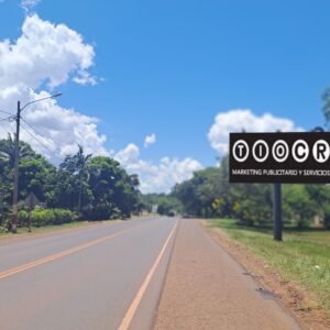 Cartel - Ruta PY07 - Barrio Caacupemi