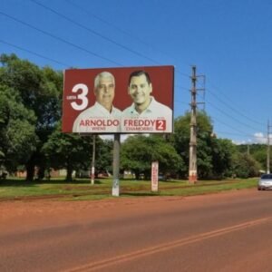 Cartel - Ruta PY07 y Av.Brasil